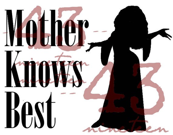 Download DISNEY SVG & png Digital File Download Mother Knows Best ...