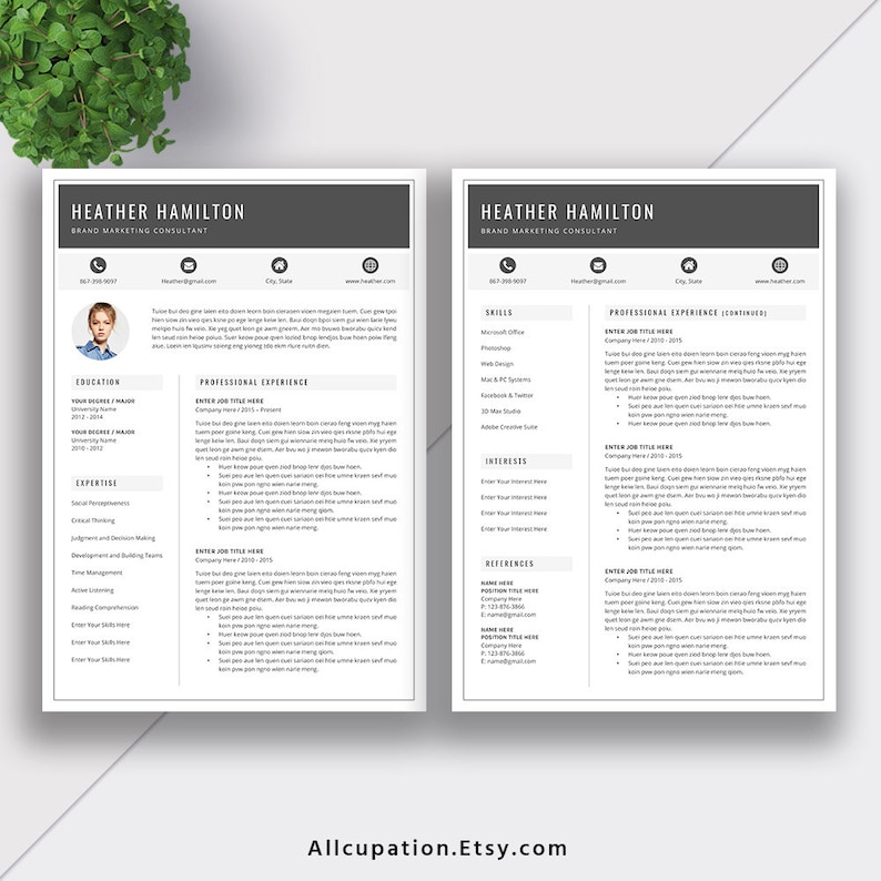Job Seeker Resume Template CV - Il 794xN.1760836244 Lks4 