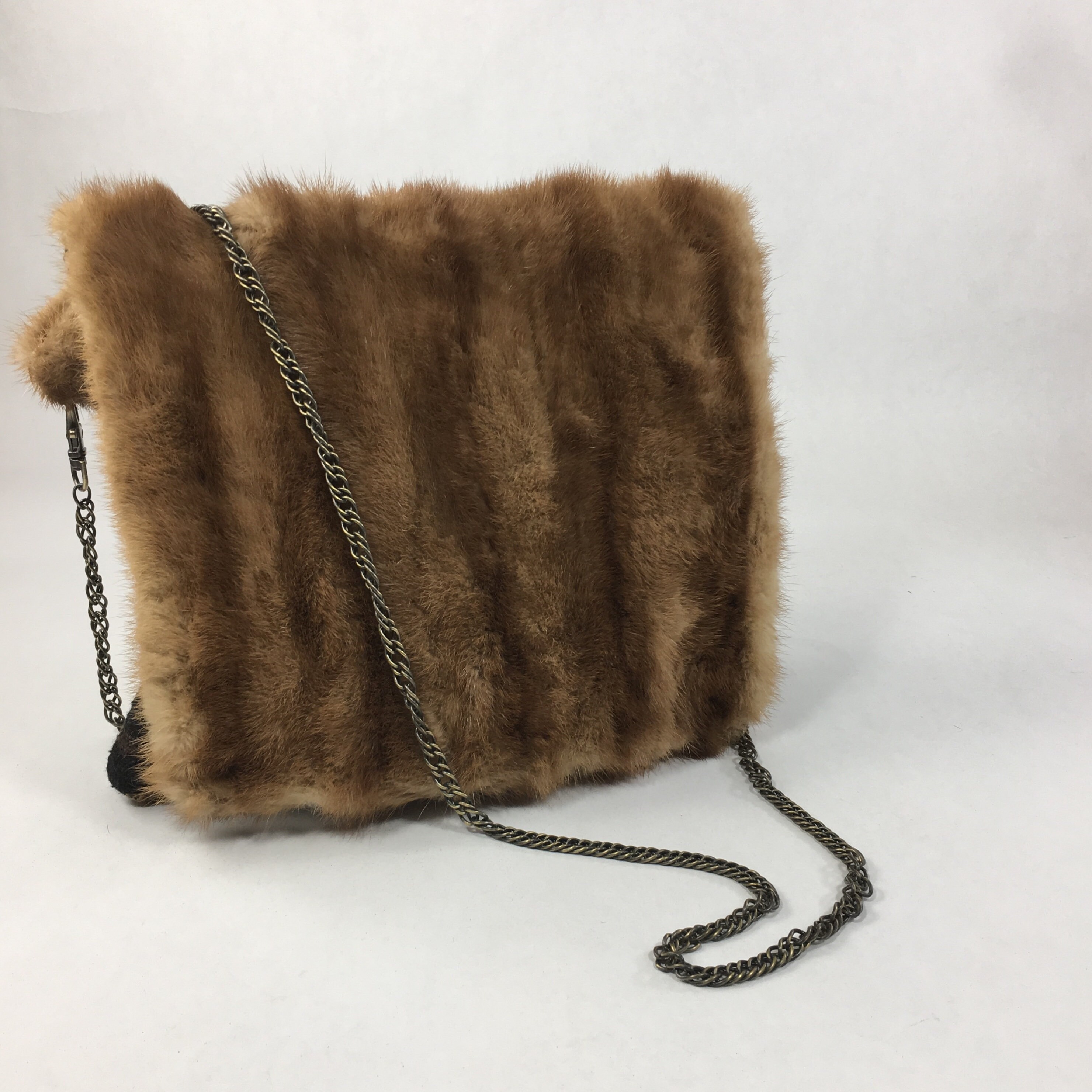 Mink purse cross body messenger style bag Etsy