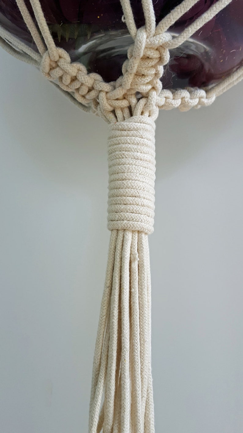 Large Macrame Plant Hanger Rope Plant Holder Pot Hanger Etsy