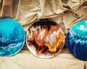 Abstract landcsape,Resin Art,Painting,Wall Art, Epoxy Resin Painting, Abstract Painting, Resin Art,Minimalist art,Resin