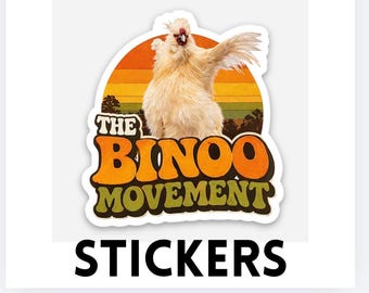 Binoo Movement Lives On Stickers 5 pack