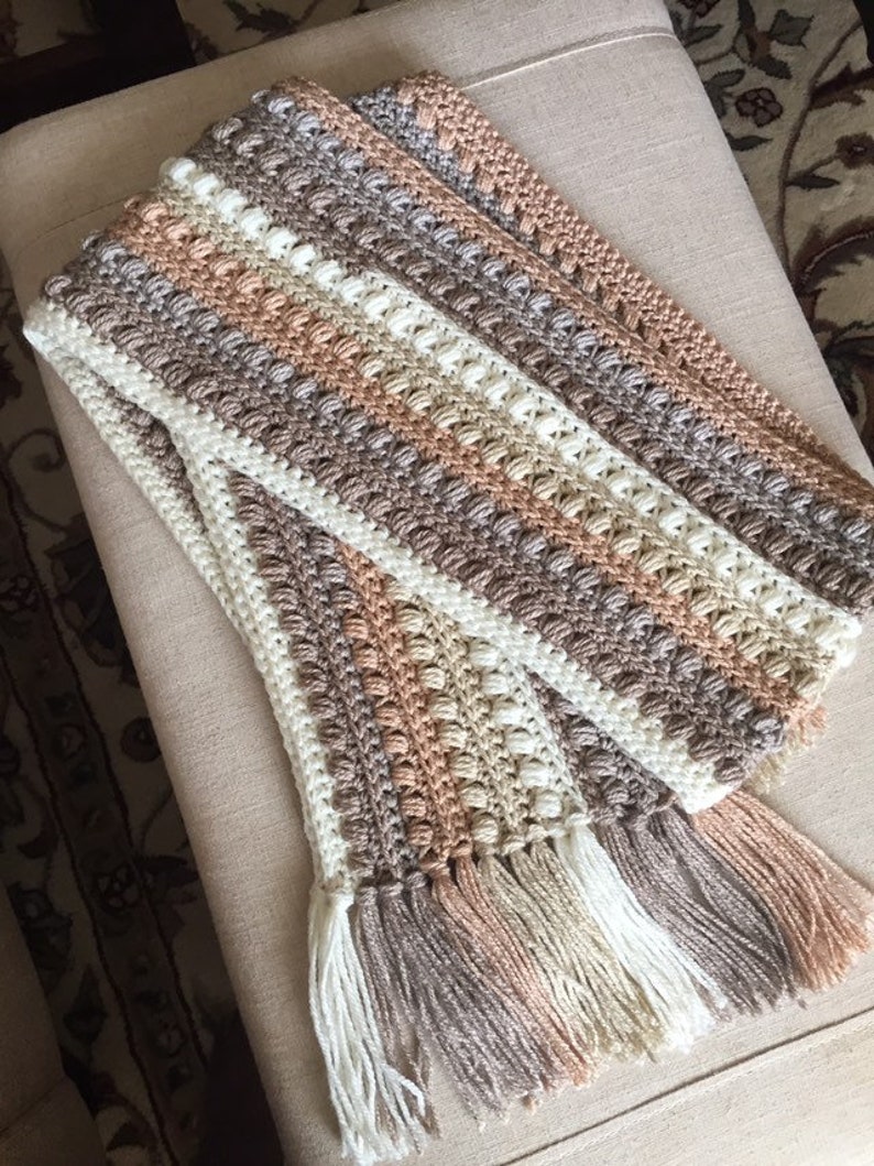 cake yarn scarf