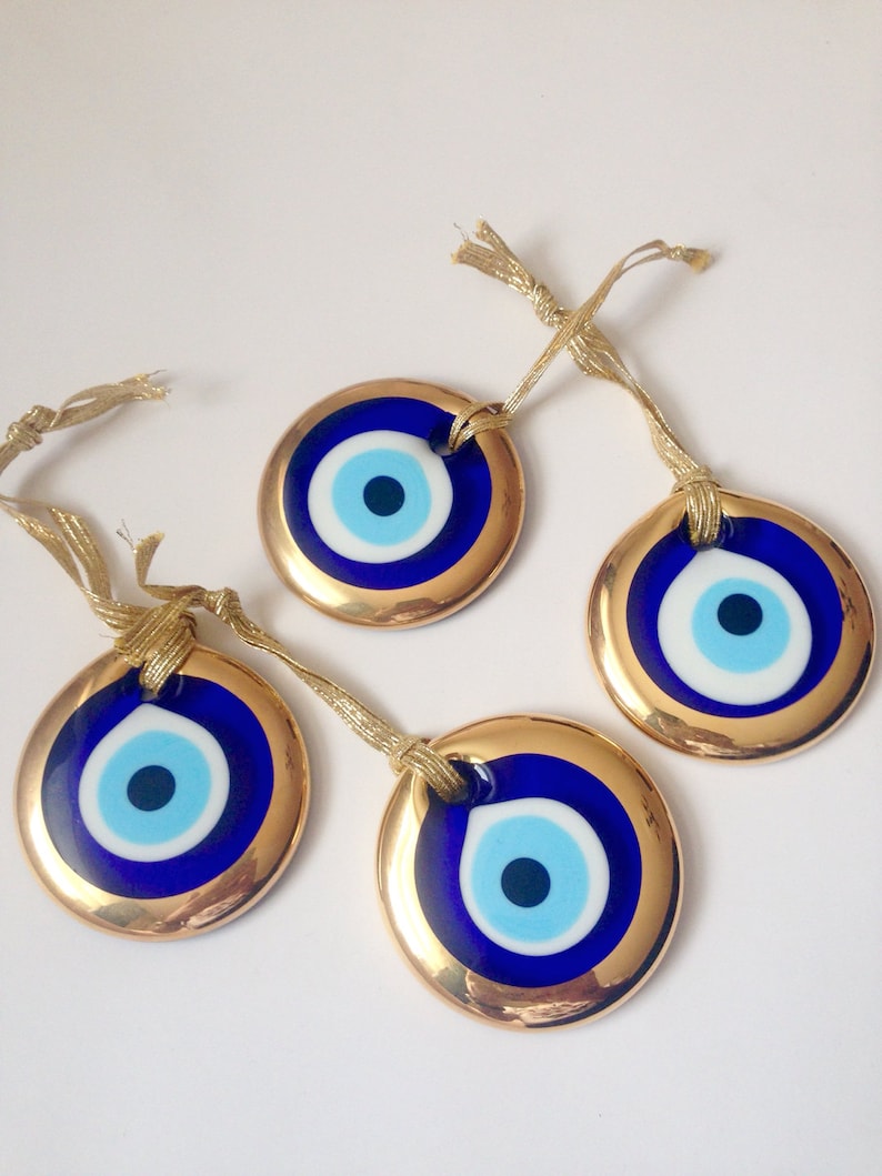 Gold Evil Eye Beads Turkish Evil Eye Gold Evil Eye Charm Etsy Australia