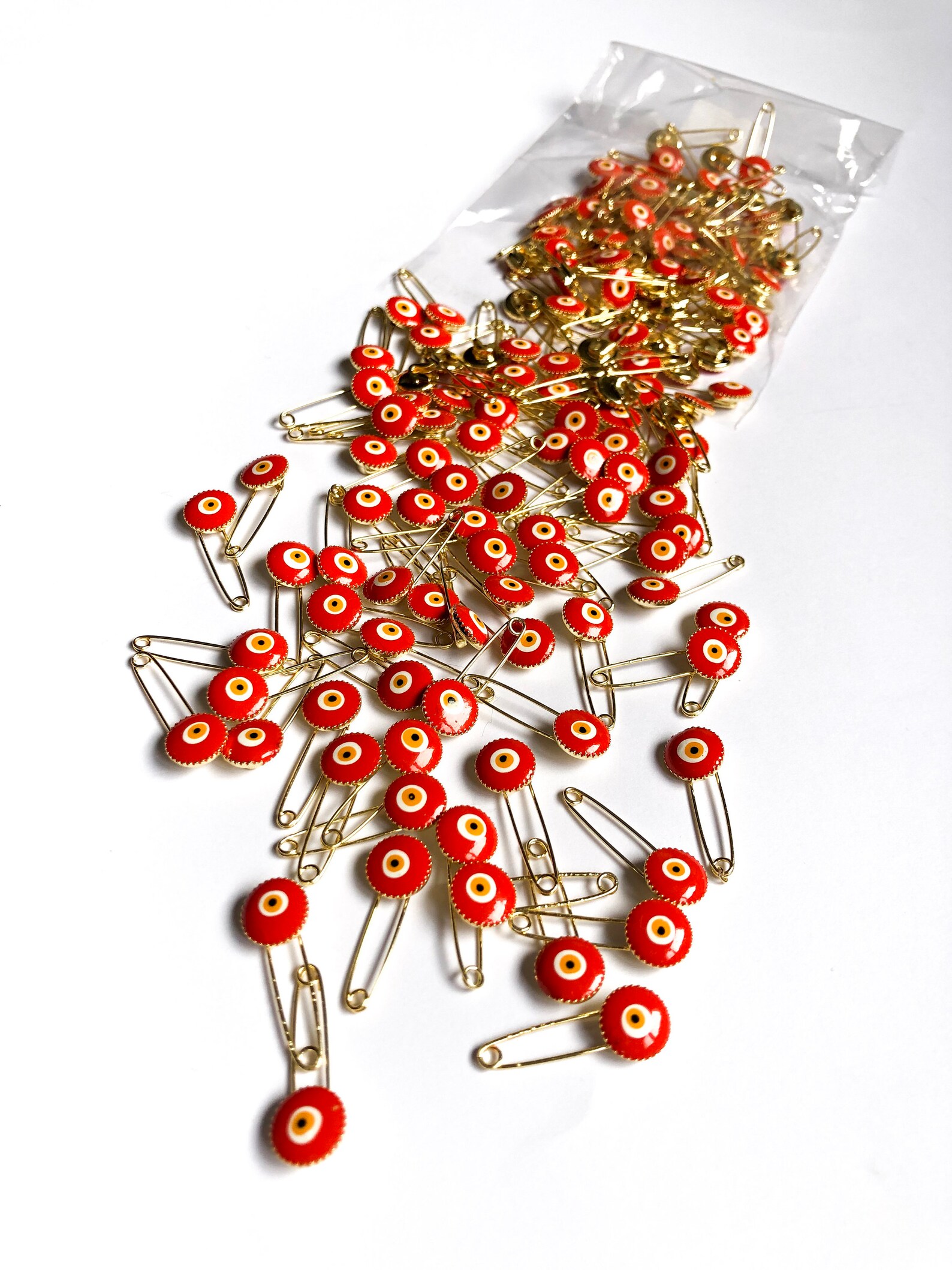 10 Pcs Evil Eye Safety Pin Evil Eye Stroller Pin Evil Eye Etsy