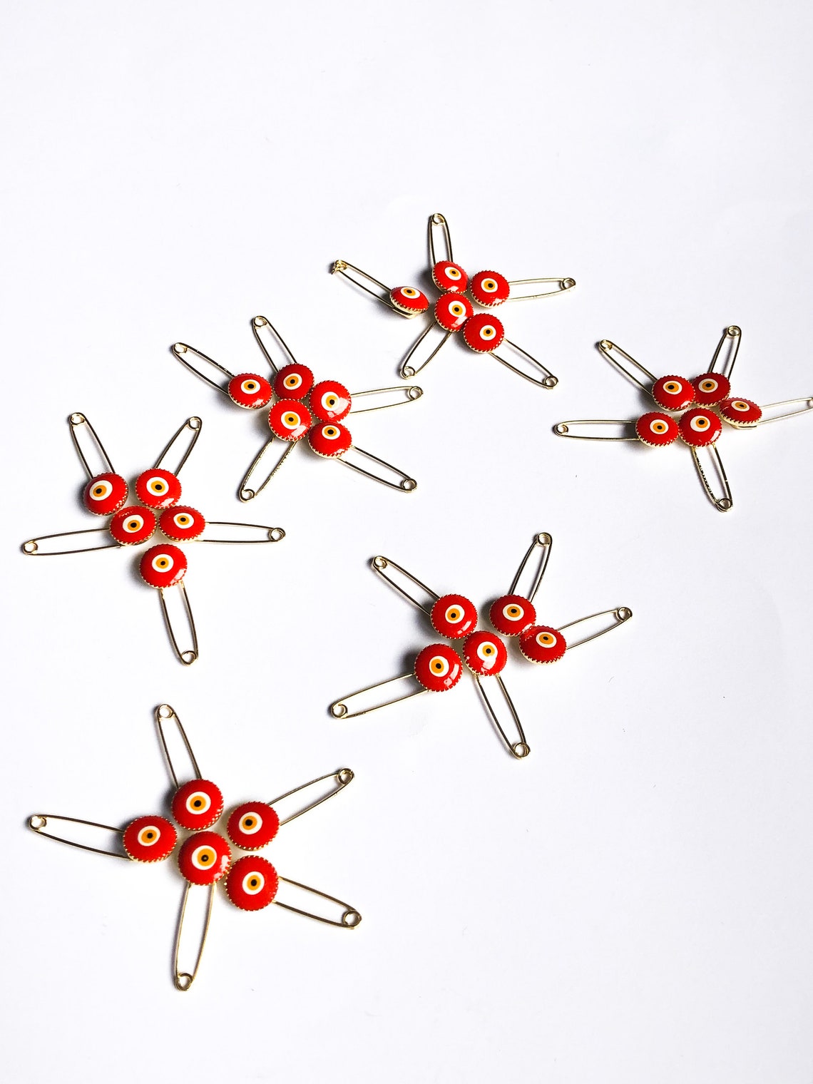 10 Pcs Evil Eye Safety Pin Evil Eye Stroller Pin Evil Eye Etsy