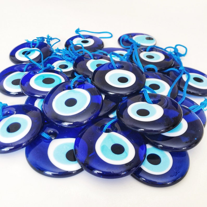 100pcs evil eye charm beads 5.5cm evil eye charm unique Etsy
