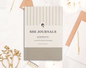 She Journals: Sermons, Sermons Journal, Devotional Journal