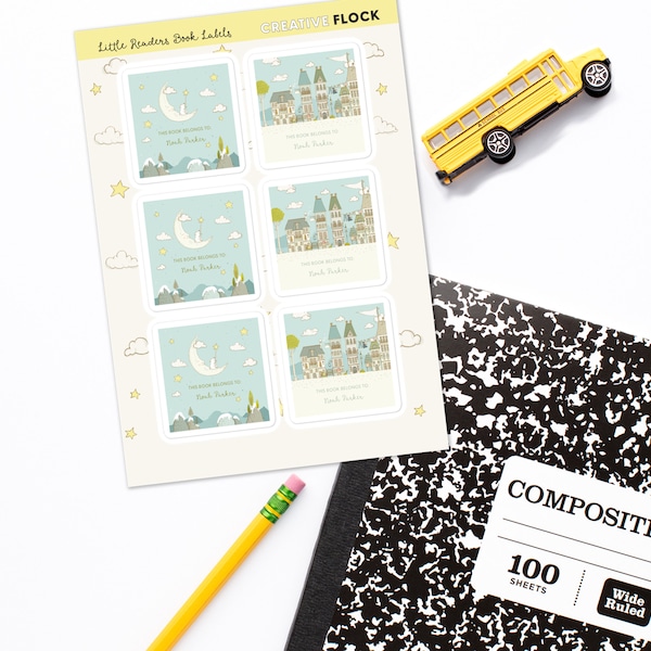 Personalized Bookplates Children Etsy