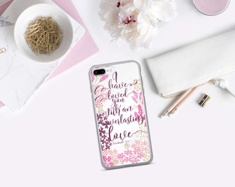 Jeremiah 31:3 | iPhone & Samsung Phone Cases | Christian Phone Cases
