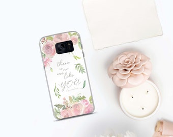Floral Christian Phone Case | 2 Samuel 7:22 Quote