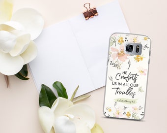 2 Corinthians 1:4 | iPhone & Samsung Phone Cases | Christian Phone Cases