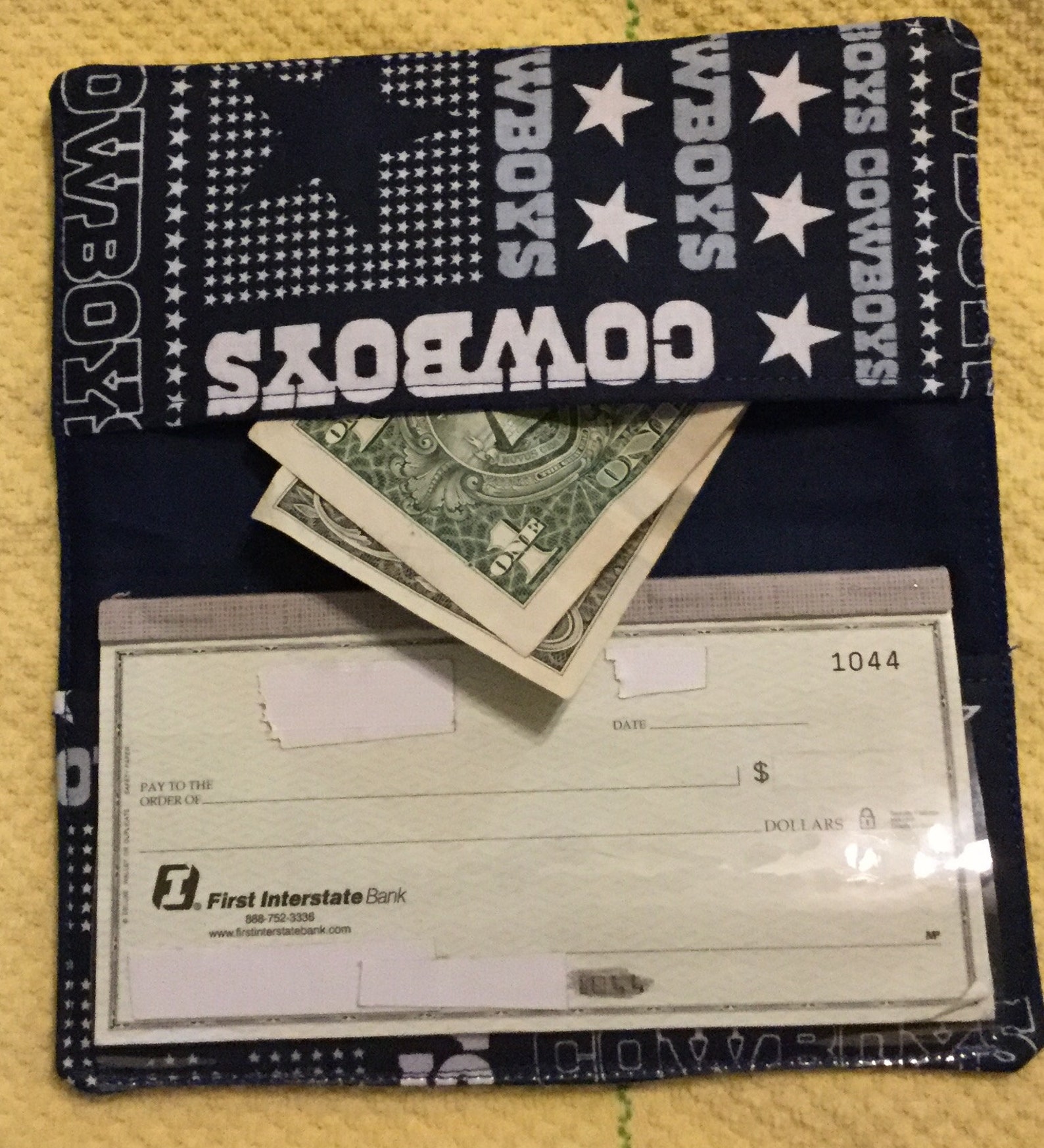 Dallas Cowboys NFL checkbook cover checkbook holder check Etsy