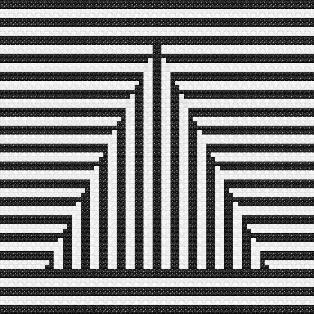 Wall Drawing 370 Cross Stitch Pattern PDF Instant Download - Etsy