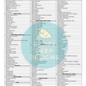 Complete Wedding Emergency Kit Checklist