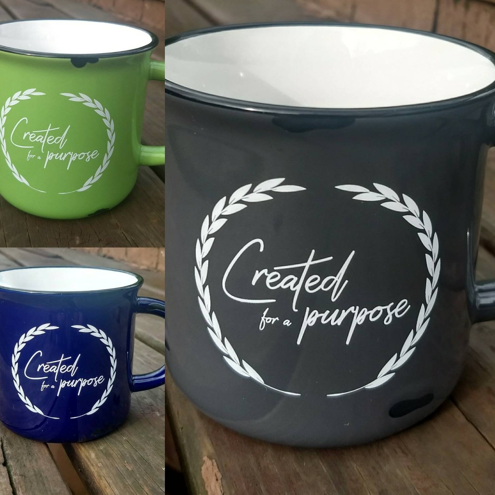 Created for a Purpose ceramic mug. Etsy