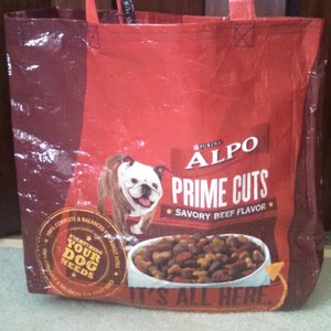 Upcycled Grocery Bag/Tote