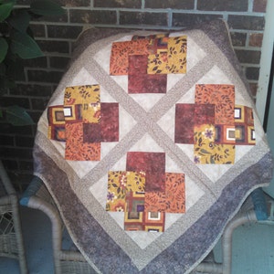 Newborn Fall Colors Quilt Blanket