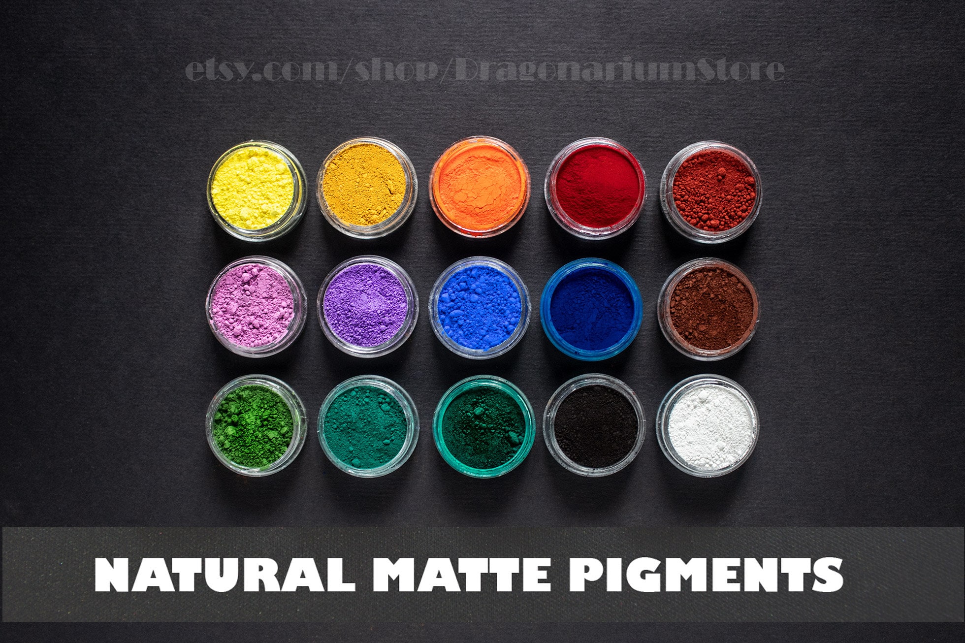 Mineral pigments powder natural pigment matte powder dyes Etsy