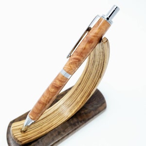 Madrone Burl Click Pen, Gel Ink