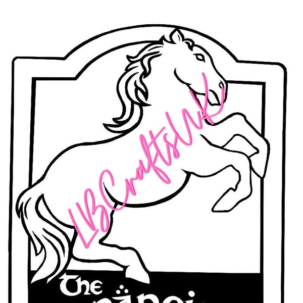 Prancing Pony SVG File