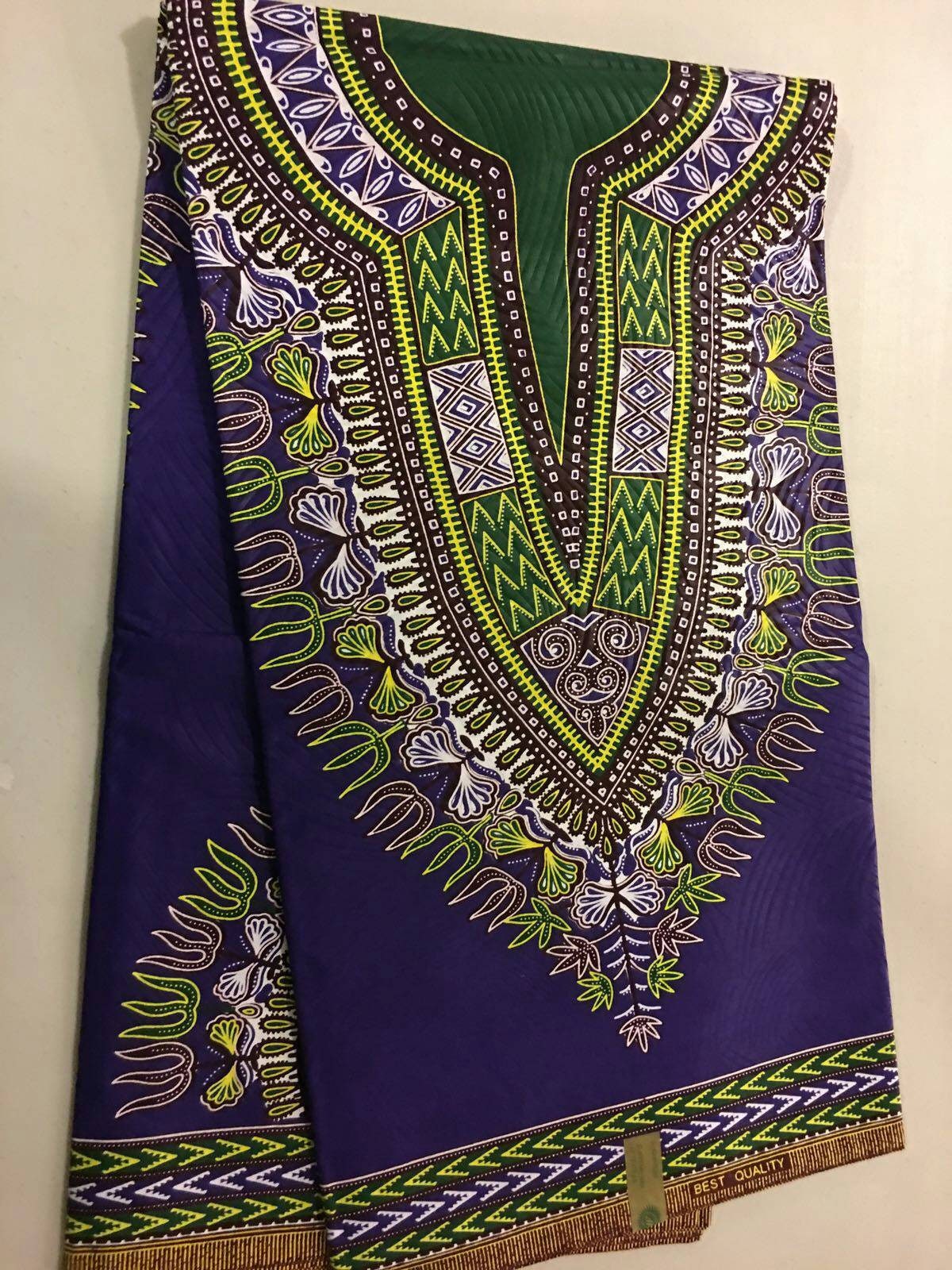 African Dashiki Print Fabric per Panels/wax Print Fabric/ Etsy
