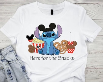 Stitch Here for the Snacks Tshirt