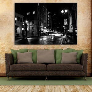 Tennessee theater print, knoxville photography, urban photography, knoxville art, UTK art, Tennessee, downtown skyline, Knoxville Canvas art