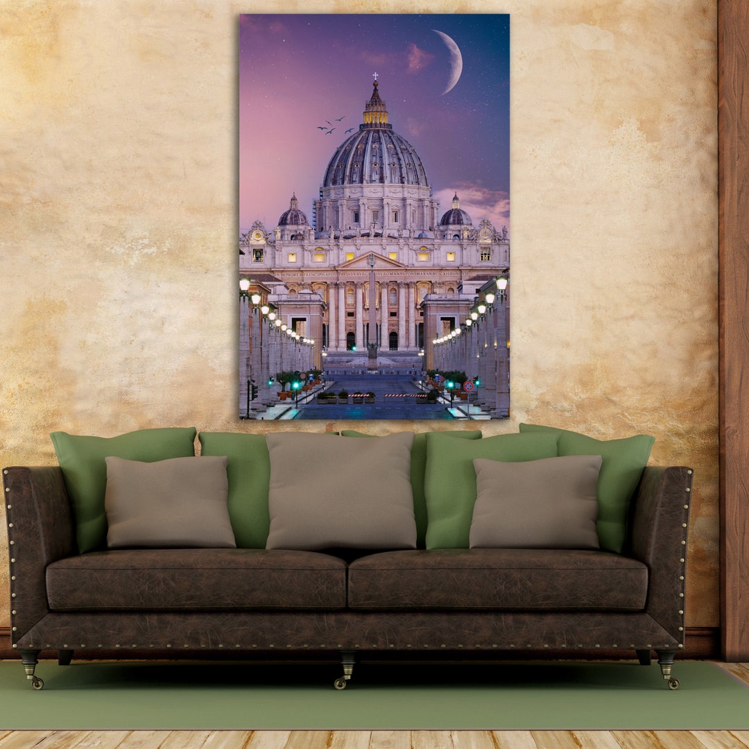Vatican City, Rome, St Peters Basilica, Rome Print - Etsy