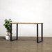 Home Office Desk Solid Wood Desktop, Minimalist Design. Small to Large ...