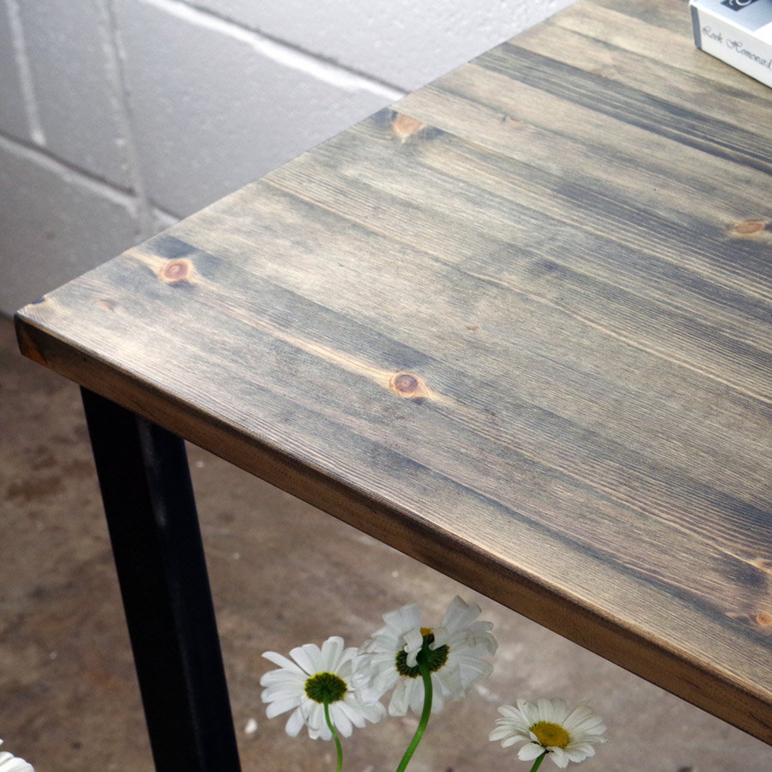Home Office Desk Solid Wood Desktop Minimalist Design. - Etsy UK