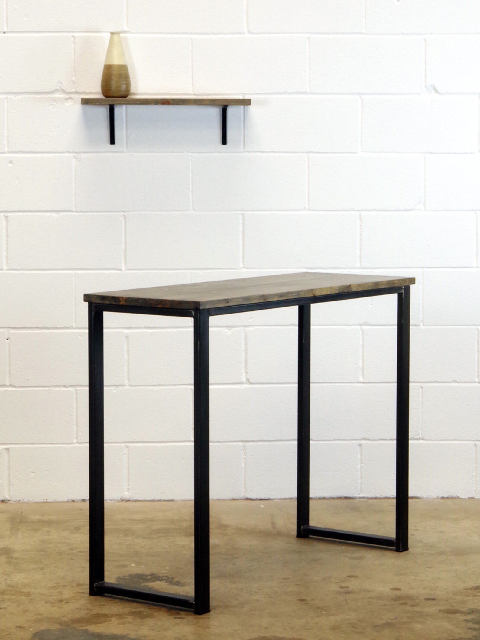 Breakfast Bar Table / Bistro Cafe Bar Table Industrial Style Etsy UK