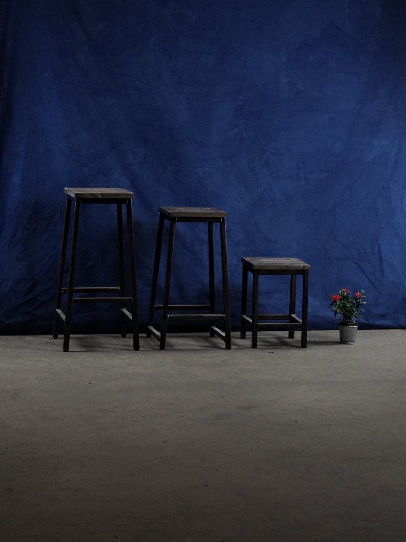 Wood and Metal Breakfast Bar Stool Kitchen Stool Similar to Etsy