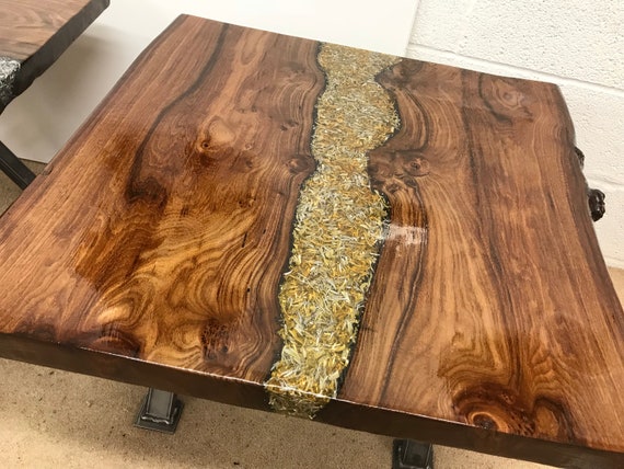The Gold Metal River Table #005