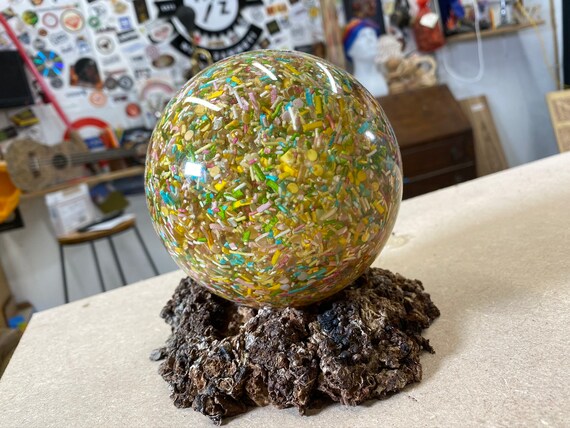 The Unicorn Confetti Plasma Sphere #014