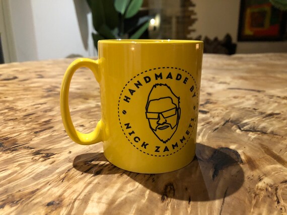 Handmade By Nick Zammeti Mug (Yellow)