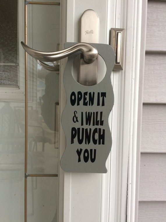 Door Knob Hanger Door Hanger Privacy Sign Funny Privacy Etsy