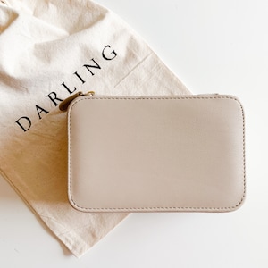 Travel Jewelry Case - Leather Jewelry Box - Jewelry Travel Case - Leather Jewelry Travel Case - Travel Jewelry Organizer - Jewelry Box