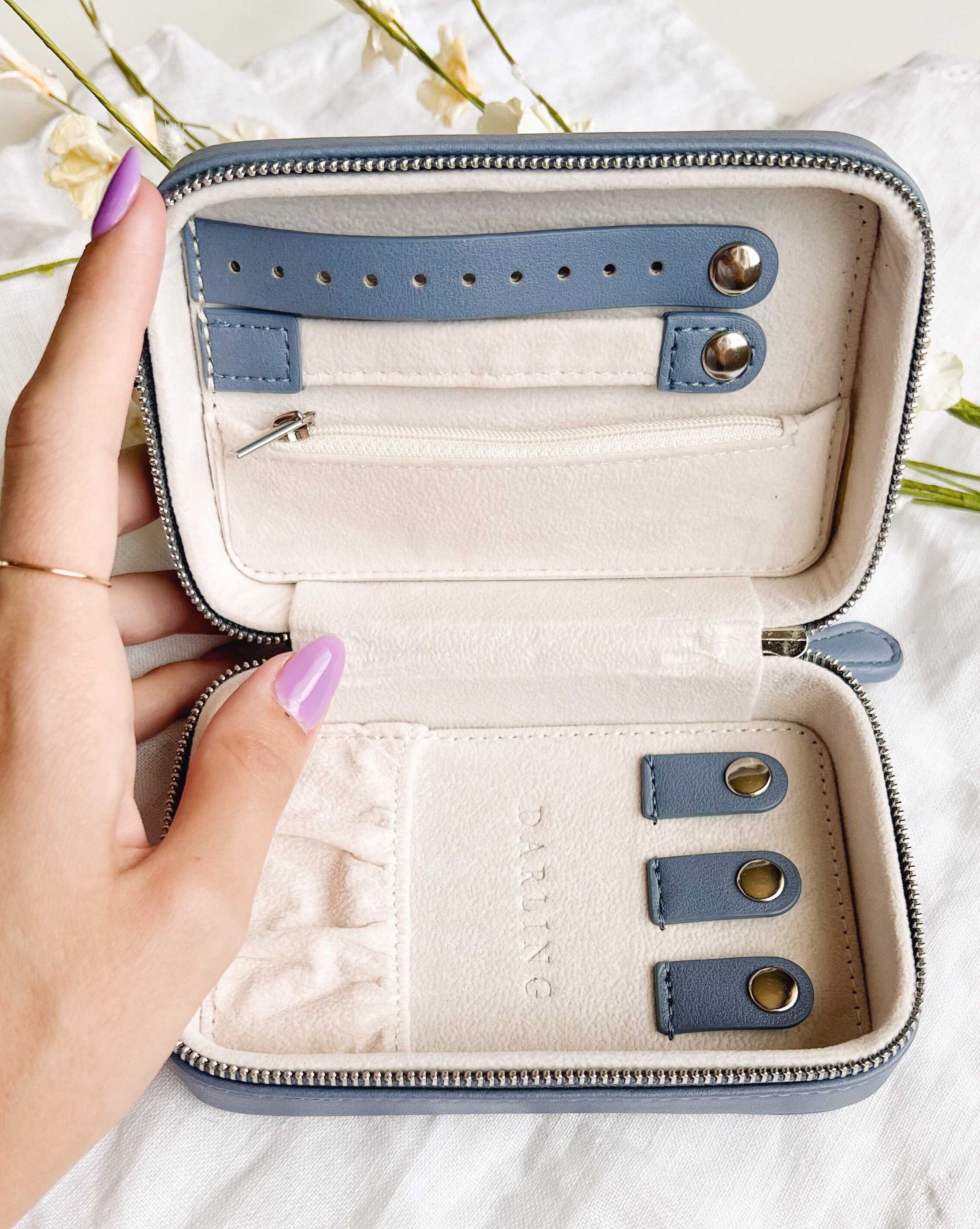 Travel Jewelry Case Leather Jewelry Box Jewelry Travel Etsy