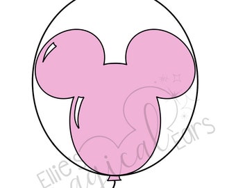 Mickey Balloon PNG - Mickey Balloon Printable - Mickey Balloon SVG - Mickey Balloon - Ballon - Sublimationsdruck - Cricut