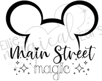 Main Street Magic PNG, Instant Download, Sublimation Druck, Cricut Datei, PNG Datei, Sublimation