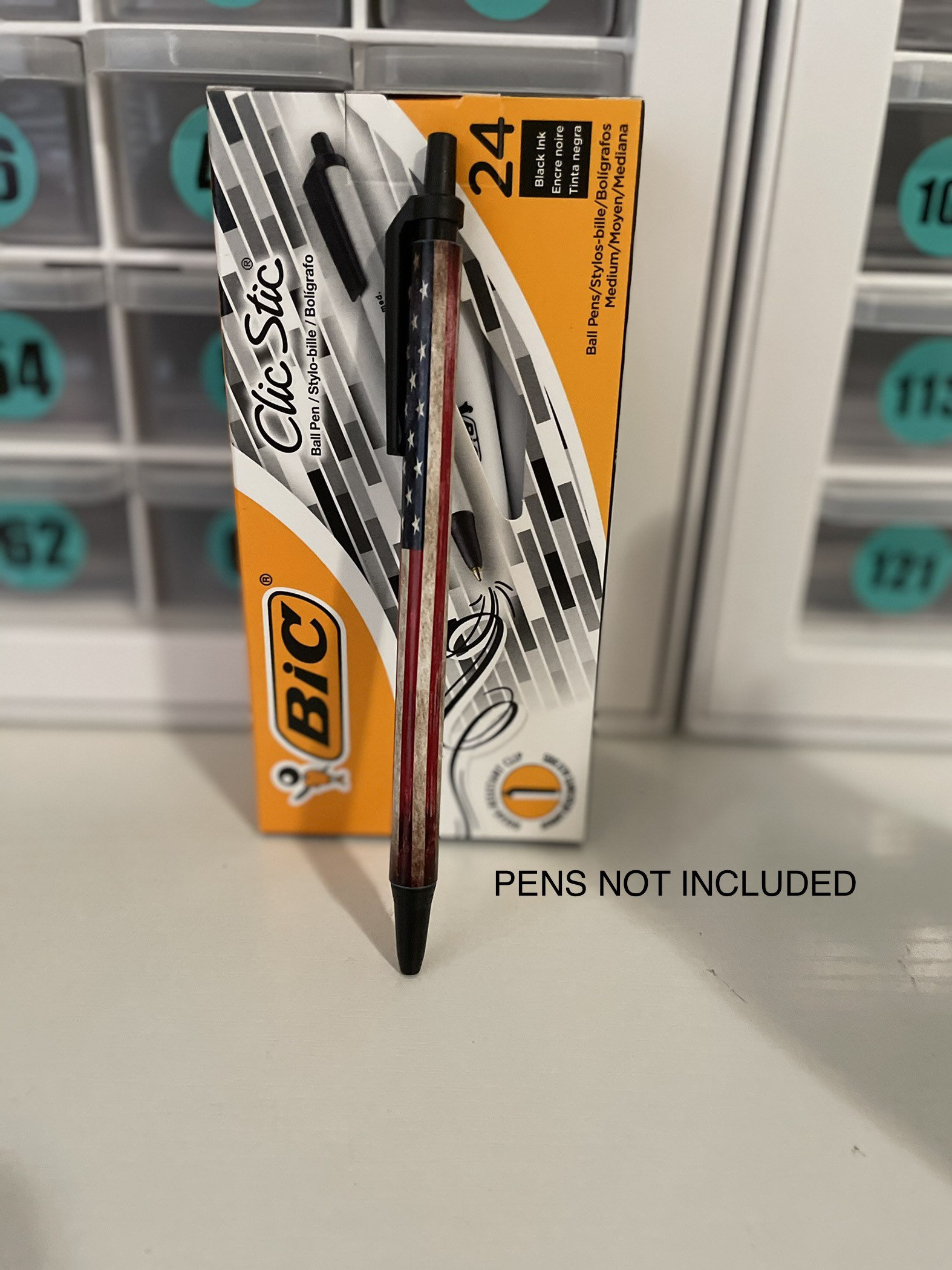 Paquete de 7 bolígrafos BIC USA INC BIC CRISTAL BALLPOINT AZUL