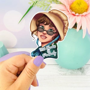 The Shades of Pemberley Sticker: Jane Austen Bookish Gift