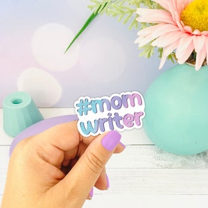 MomWriter ~ Mom Writer Die Cut, Writing Sticker, AuthorTube Writers Gifts, Writing Lover Gifts, Writer Work Stickers, Author Sticker