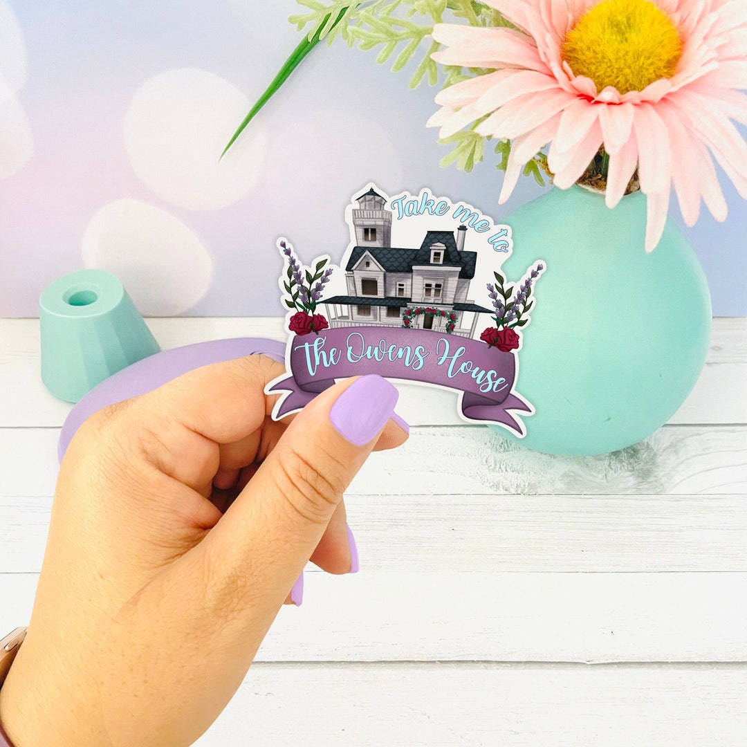 Practicals Stickers Practical Magic Sticker – Owens House Illustration – Witchy Book Lover ...