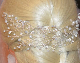 Wedding Hair Vine Gift Bridal Head Piece Bridal Hair Accessory Bridal Hair Vine Wedding Hair Piece Bridal Haedpiece Wedding Haedpiece