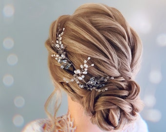 Bridal hair piece Hair jewelry Bridal hair vine Wedding hair jewelry Braut haarschmuck Wedding hair jewellery Wedding hair accessories vine