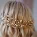 see more listings in the Bridal hair vine section