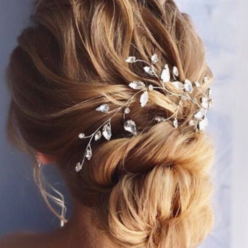 Wedding Hair Vine Bridal Hair Vine Bridal Hair Accessories Etsy