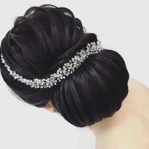 sparkly headpiece for wedding